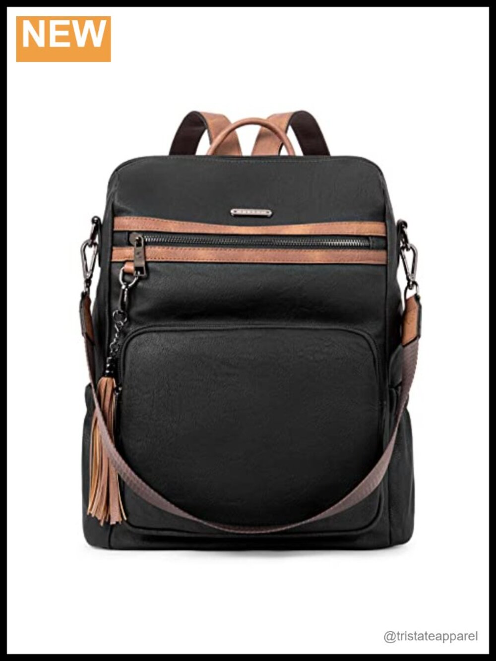Faux Leather Backpack Purse Convertible Shoulder Bag Travel